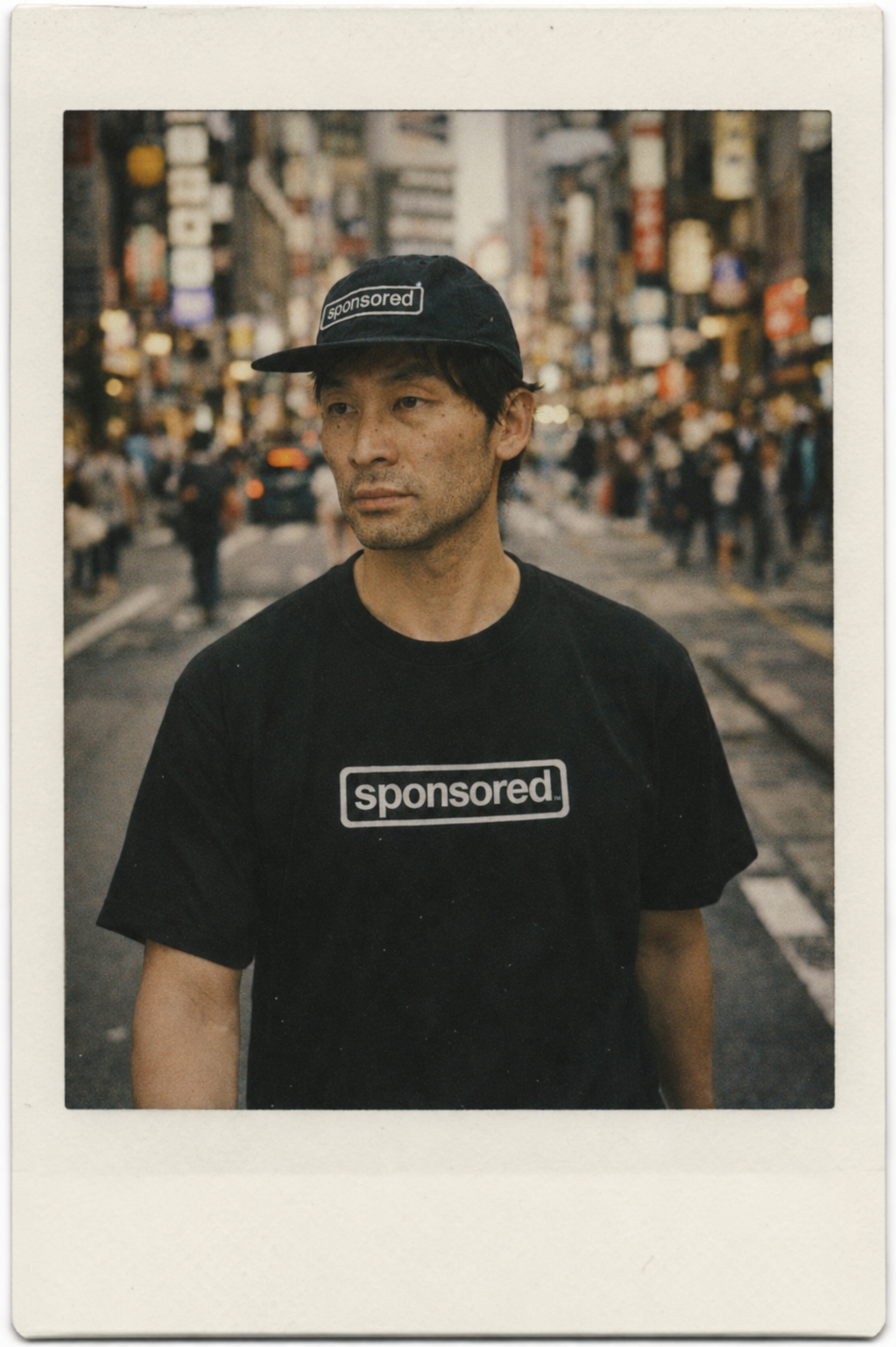 Original SPONSORED Tee on model